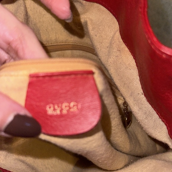 Gucci vintage 2 way leather shoulder bag - Picture 3 of 15